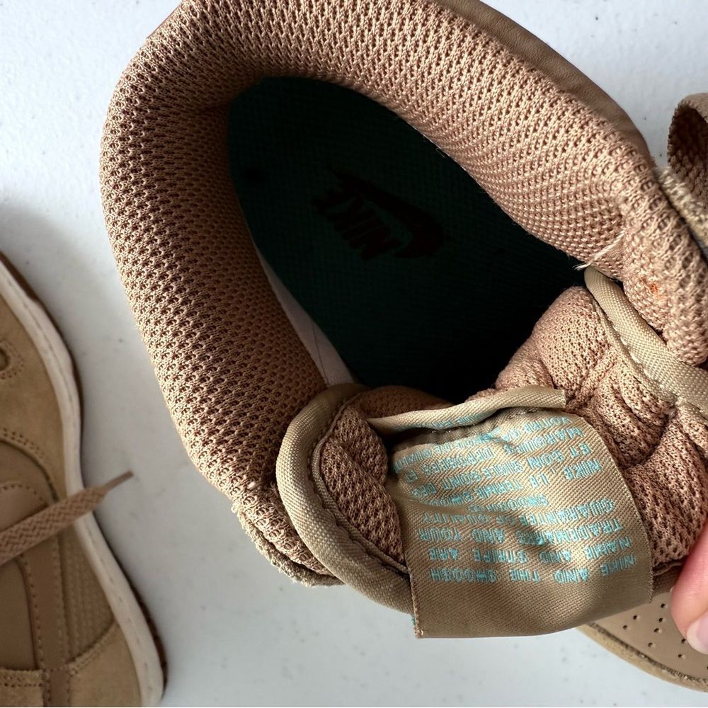 Nike Dunk Sky High Essential Wedge Sneakers Desert Camo 644877-200 High Tops 6 - Picture 14 of 16